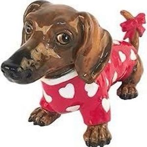 ❤️❤️DACHSHUND Valentine’s Day figurine from Blue Sky❤️❤️